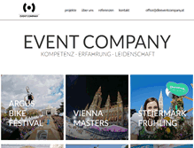 Tablet Screenshot of dieeventcompany.at